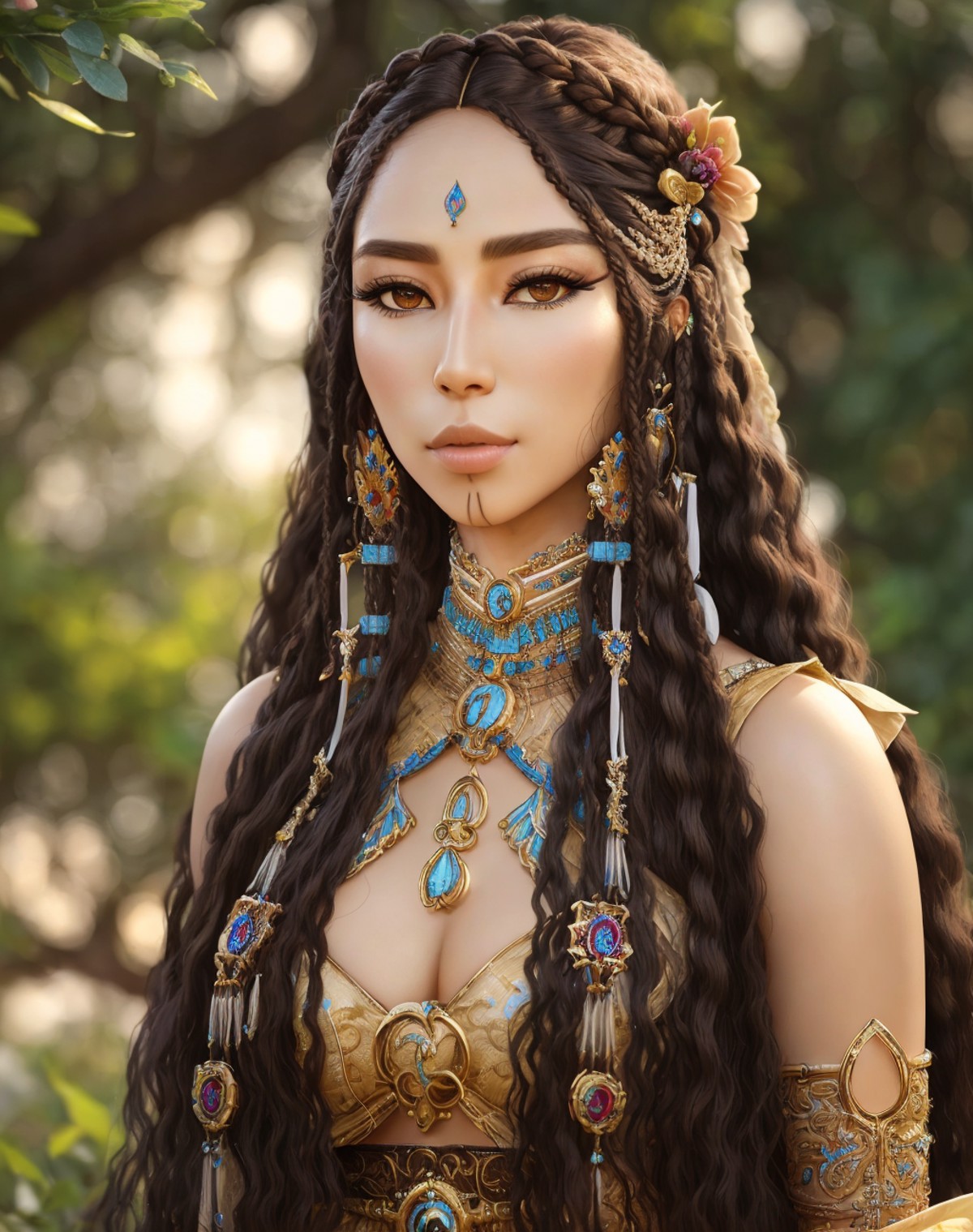 Masterpiece, absurdres, fine detail, HDR, highly detailed face and eyes, photorealistic,beautiful qcd_woman, a woman with ...